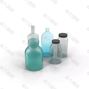 工业化学容器瓶子设计