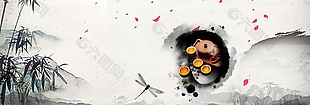 中国风banner背景设计