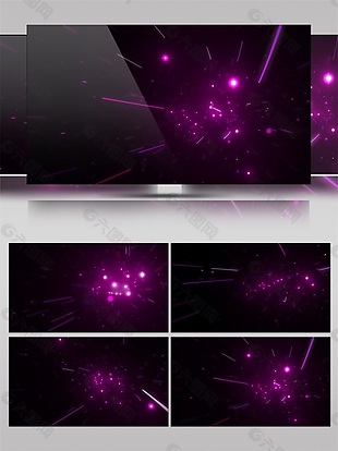 紫色光点高清视频素材