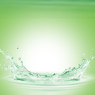 绿色水滴背景图