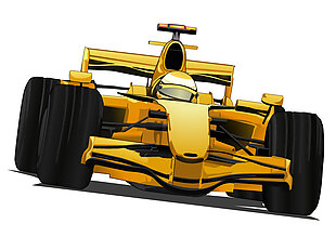 F1赛车四驱车设计矢量素材 (9)