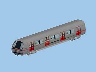 地铁 火车 3Dmax模型 交通工具模型