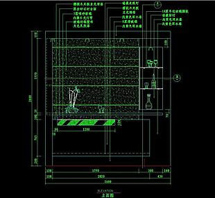 CAD室内设计施工图常用图块之餐厅