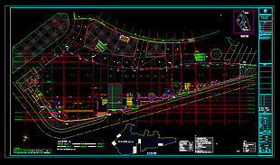 CAD建筑施工平面图
