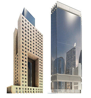 建筑设计 城市高楼大厦模型