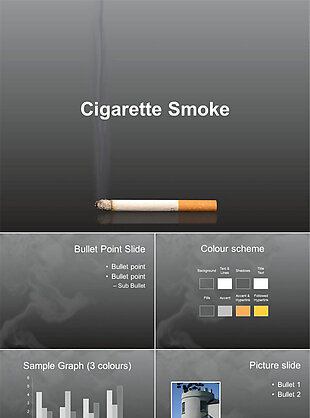 戒烟公益ppt模板