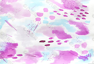 紫色水墨水彩背景图片