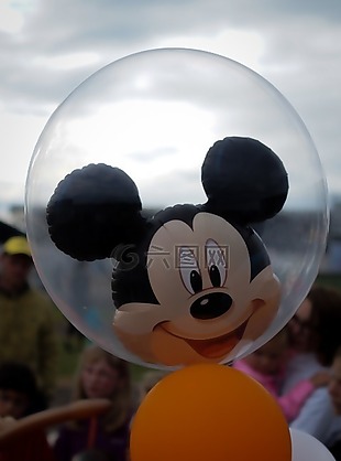 米奇老鼠,气球,氦气