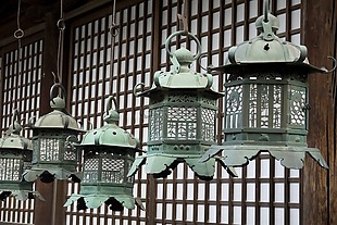 灯,日本,寺