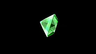 剔透的绿色钻石循环视频素材