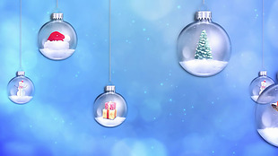 圣诞树上的挂饰动画素材(1)