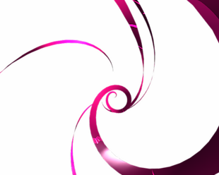 紫色粗线条旋转透明图层74帧