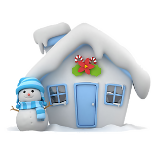 雪人房子