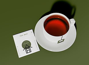 茶包样机图设计