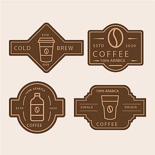 复古咖啡品牌logo设计