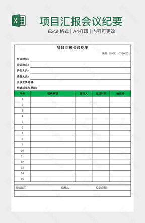 项目汇报会议纪要