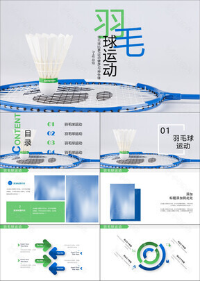 羽毛球比赛工作总结ppt课件